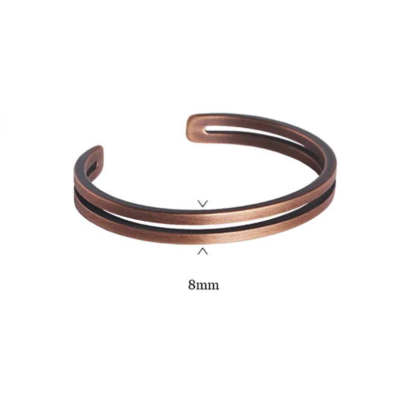 Pulsera vintage de cobre puro