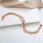Éclat Royale™ — Pulseira de Cobre com Zircônias