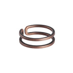 VintageCopper™ Ring - Anel de Cobre Puro Artesanal | Design Rústico Vintage para Casais