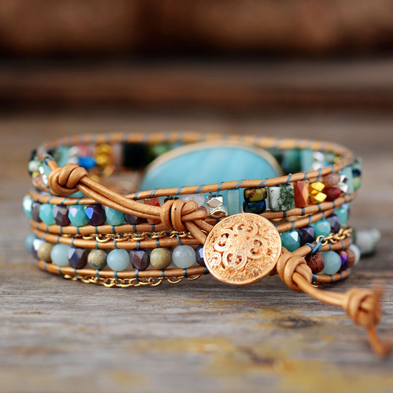 Peace Bracelet with Amazonite - Women's Therapy