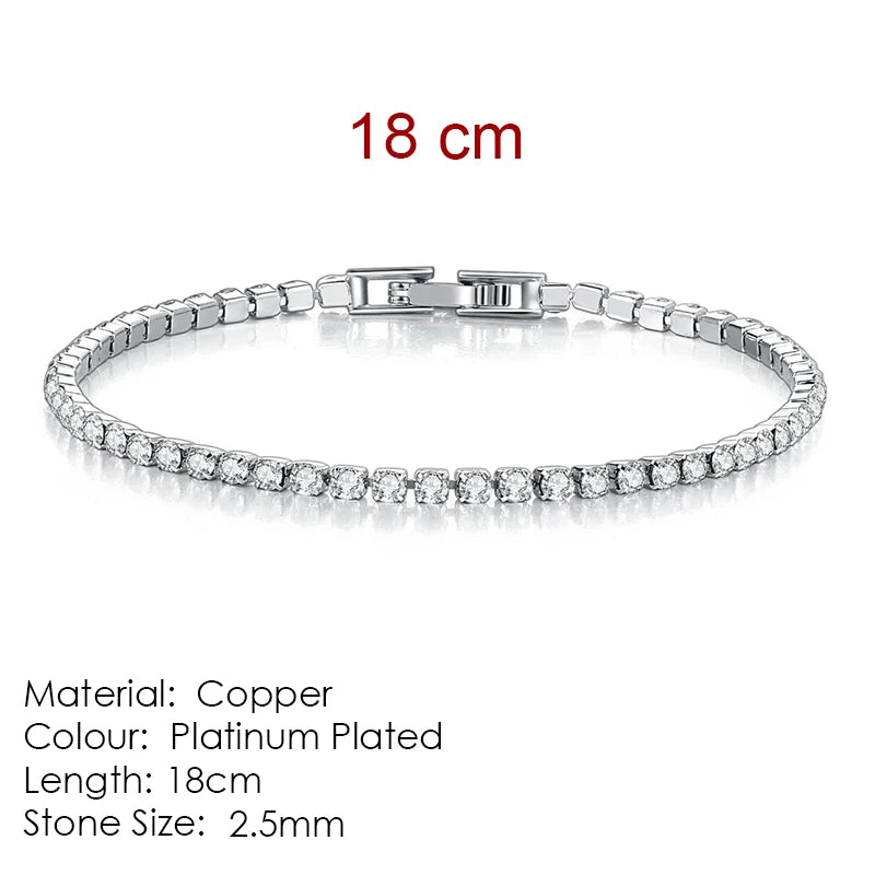Pulseira de Cobre com Zircônia - Charm Design