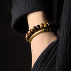 TigerLux - Bracelete de Olho de Tigre e Cobre Premium