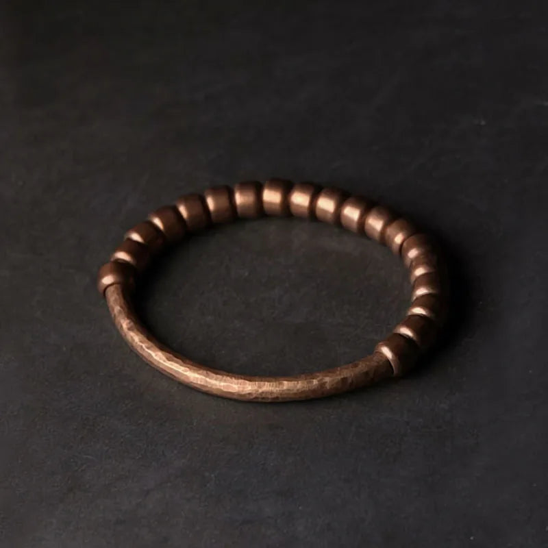 Bracelete de cobre martelado Energy-C™
