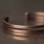 Bracelete Vintage de Cobre Puro VintageCopper™ | Design Rústico Artesanal e Bem-estar