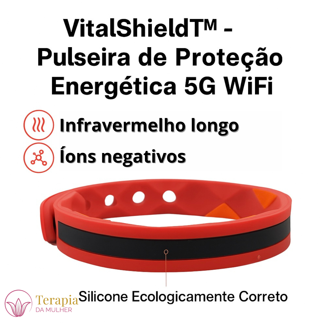 VitalShield™ - Pulseira de Proteção Energética 5G WiFi | Bem-estar e Equilíbrio