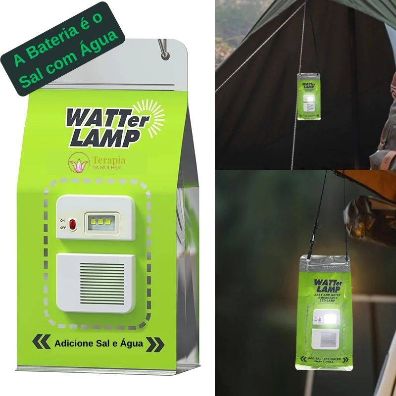 Salt Water LED Lamp - Watter Lamp™ 