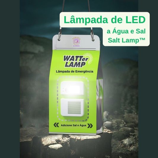 Lâmpada de LED a Água e Sal - Watter Lamp™