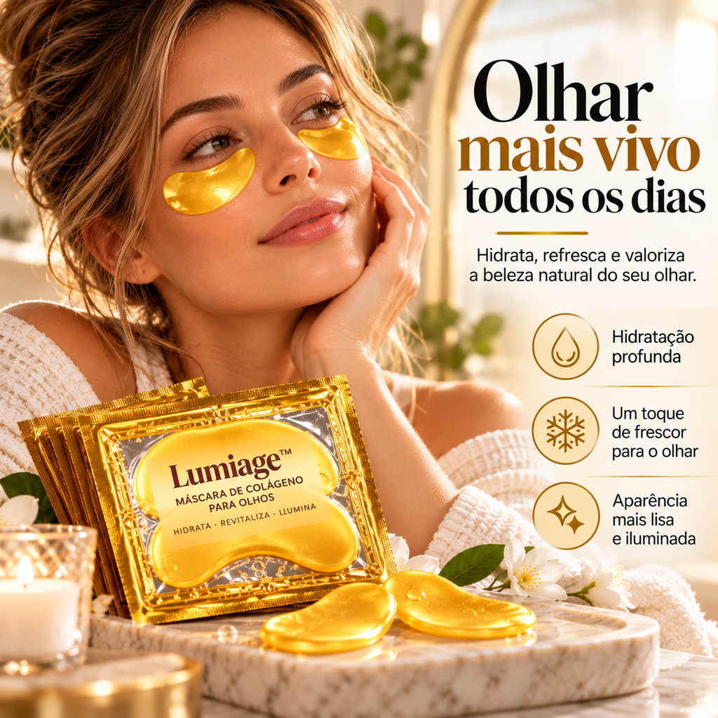 Máscara de Colágeno para Olhos | LumiAge™