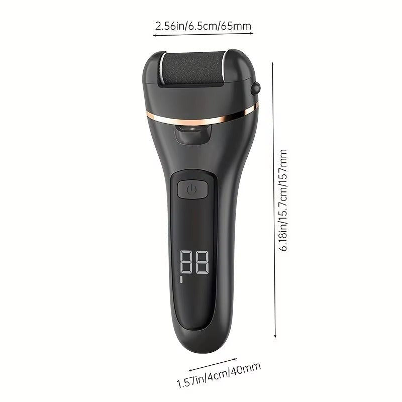 PediCare Pro™ - Lixa Elétrica Recarregável para Pés | Remove Calos e Pele Morta