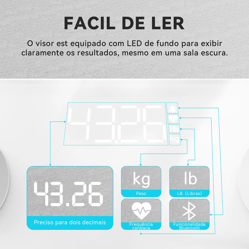 Plataforma de bioimpedância Boa Forma™