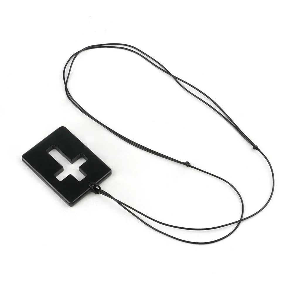 Colar com Pingente de Shungite em Cruz | Proteção Energética e Aterramento - ShungiteCross™