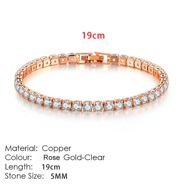 Pulseira de Cobre com Zircônia - Charm Design