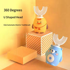 Escova de Dentes Elétrica Infantil Formato U 360° | Automática Sônica com Temporizador - SmileBuddy™