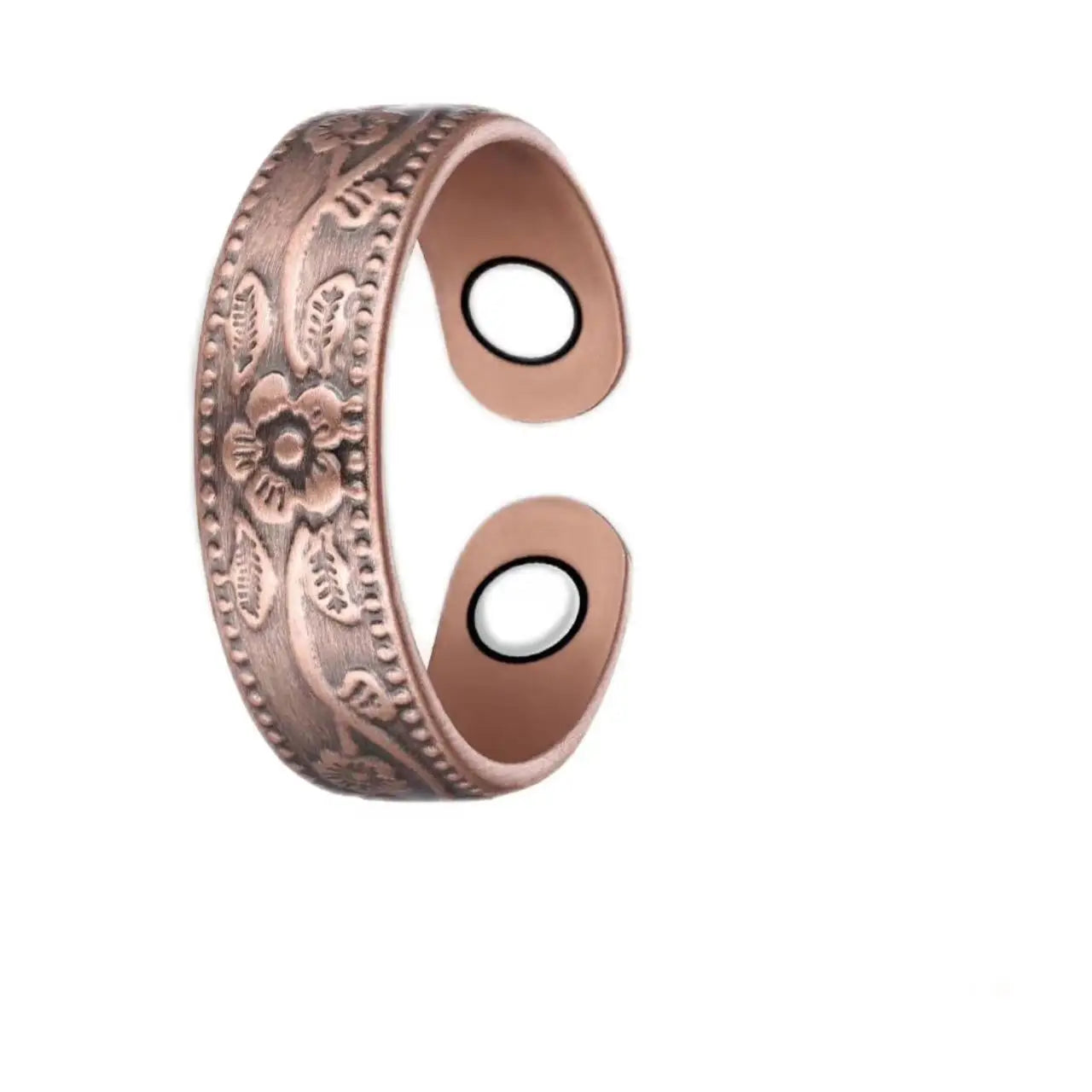 Kit 10 Anéis de Cobre Com Magnetos | Terapia Magnética