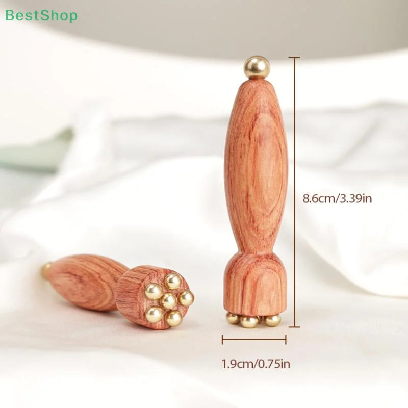 AuraComb™ Facial - Massageador Guasha de Liga de Cobre e Pau-rosa | Relaxamento e Rejuvenescimento
