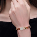 Éclat Royale™ — Pulseira de Cobre com Zircônias