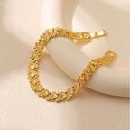 Bracelete de Cobre Puro Estilo Cubano | Elegância Unissex e Bem-estar - CubanLux™