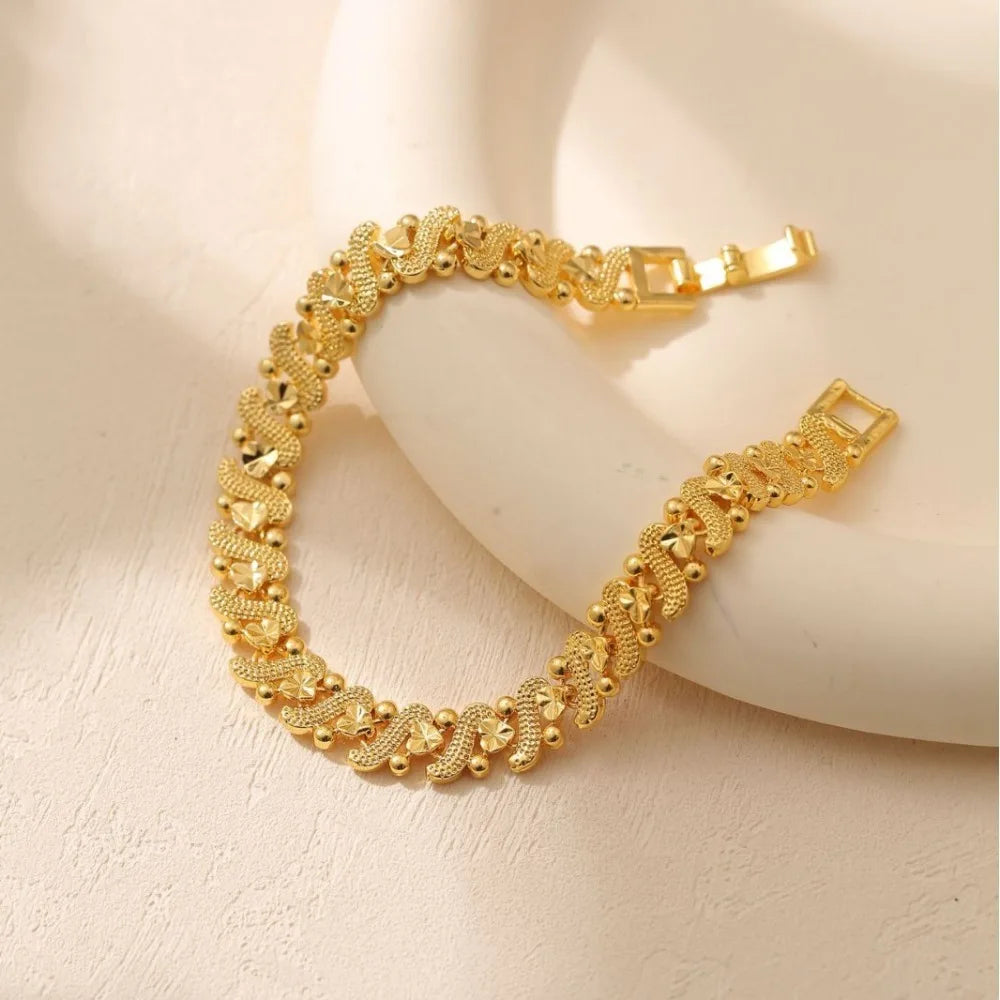 Bracelete de Cobre Puro Estilo Cubano | Elegância Unissex e Bem-estar - CubanLux™