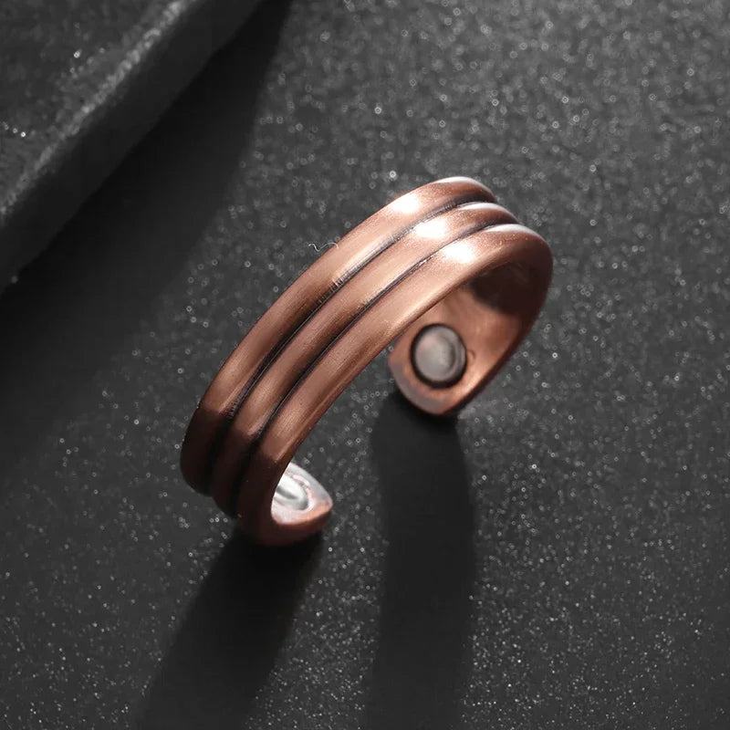 Anel de Cobre Puro 99.9% com Magnetos | 9 Modelos