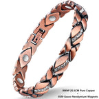 P-Energy - Bracelete Biomagnético de Cobre | Energia Vital e Beleza Natural