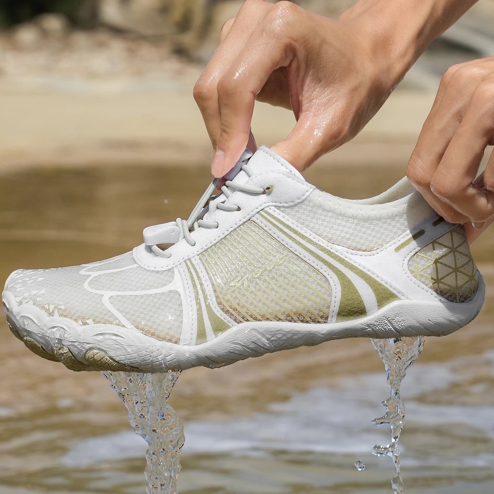 AquaGround™ - Barefoot Aquático de Aterramento com Cobre | Water Shoes para Praia e Esportes Aquáticos