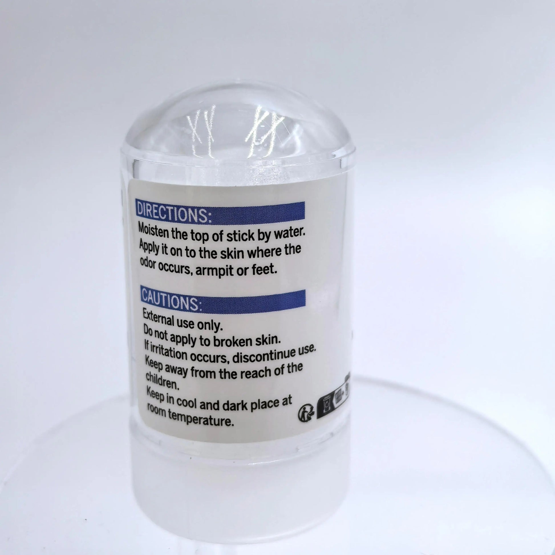 Desodorante Natural de Cristal Mineral | Kit com 12pçs 60g cada