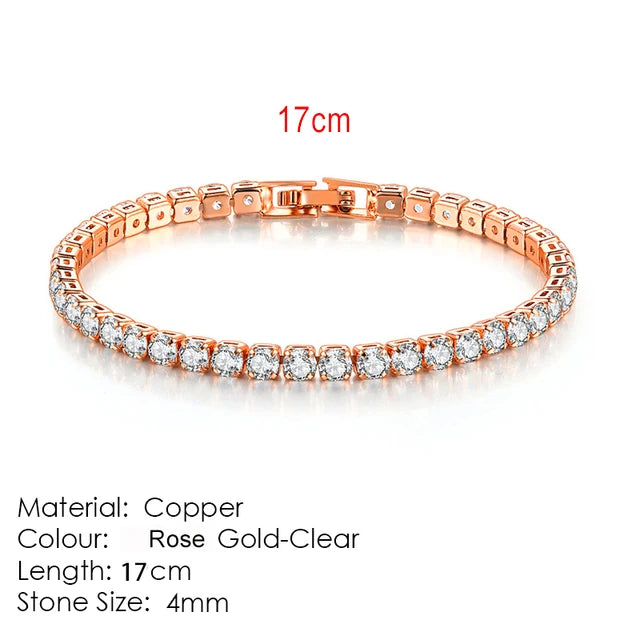 Pulseira de Cobre com Zircônia - Charm Design