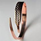 FeatherWing™ - Bracelete de Cobre Puro | Energia Ancestral e Proteção Espiritual