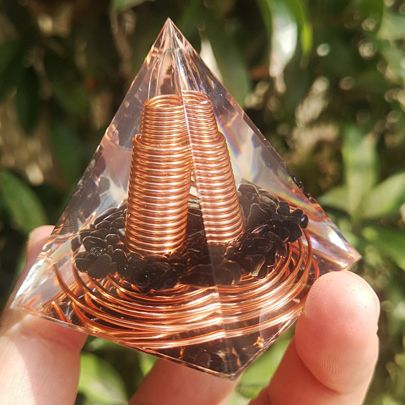 Orgonite com Espiral de Cobre CopperWire™