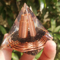 Orgonita en espiral de cobre CopperWire™