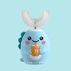 Escova de Dentes Elétrica Infantil Formato U 360° | Automática Sônica com Temporizador - SmileBuddy™