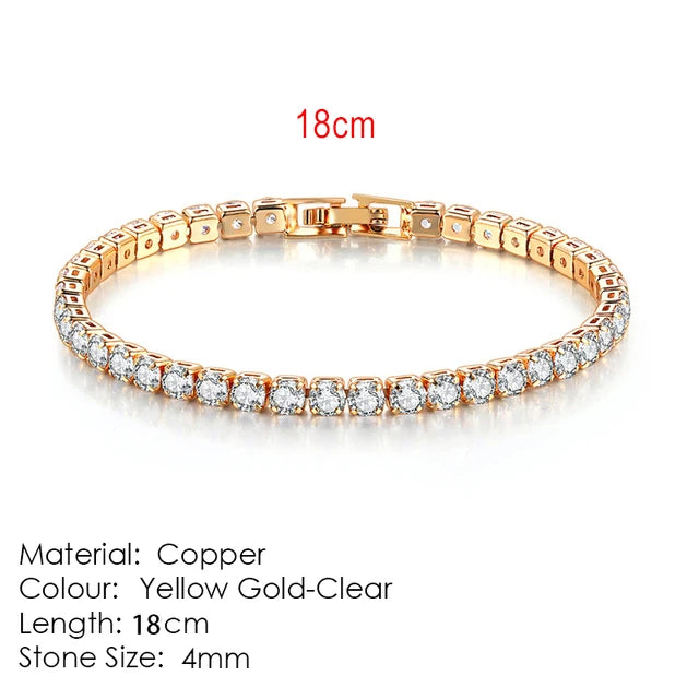 Pulseira de Cobre com Zircônia - Charm Design
