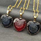 Colar Tetragrammaton com Pentagrama Hebraico | Joia Judaica em Aço Inoxidável - SacredHeart™