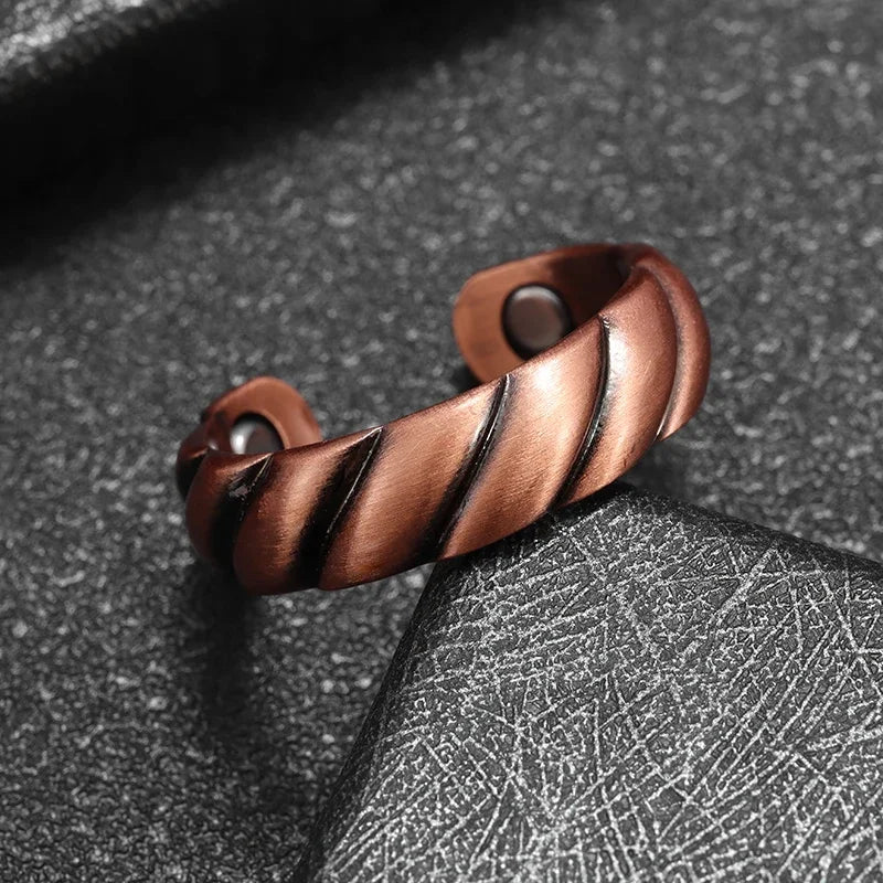 Anel de Cobre Puro 99.9% com Magnetos | 9 Modelos