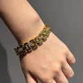 GoldLink Vintage™ - Bracelete de Cobre Banhado a Ouro 18K | Design Atemporal Inspirado em Relógios de Luxo