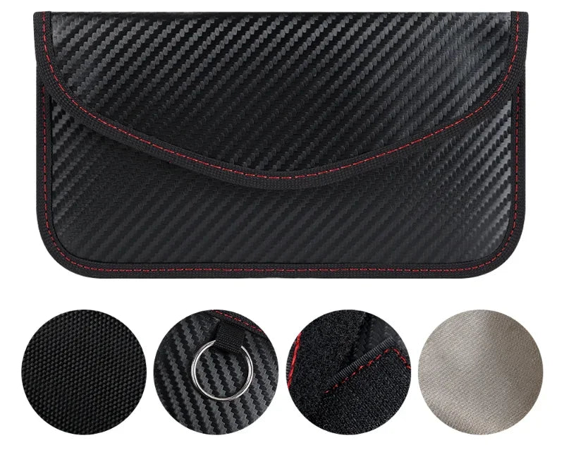 Bolsa Faraday Bloqueadora de Sinal 5G - KeyGuard Pro™