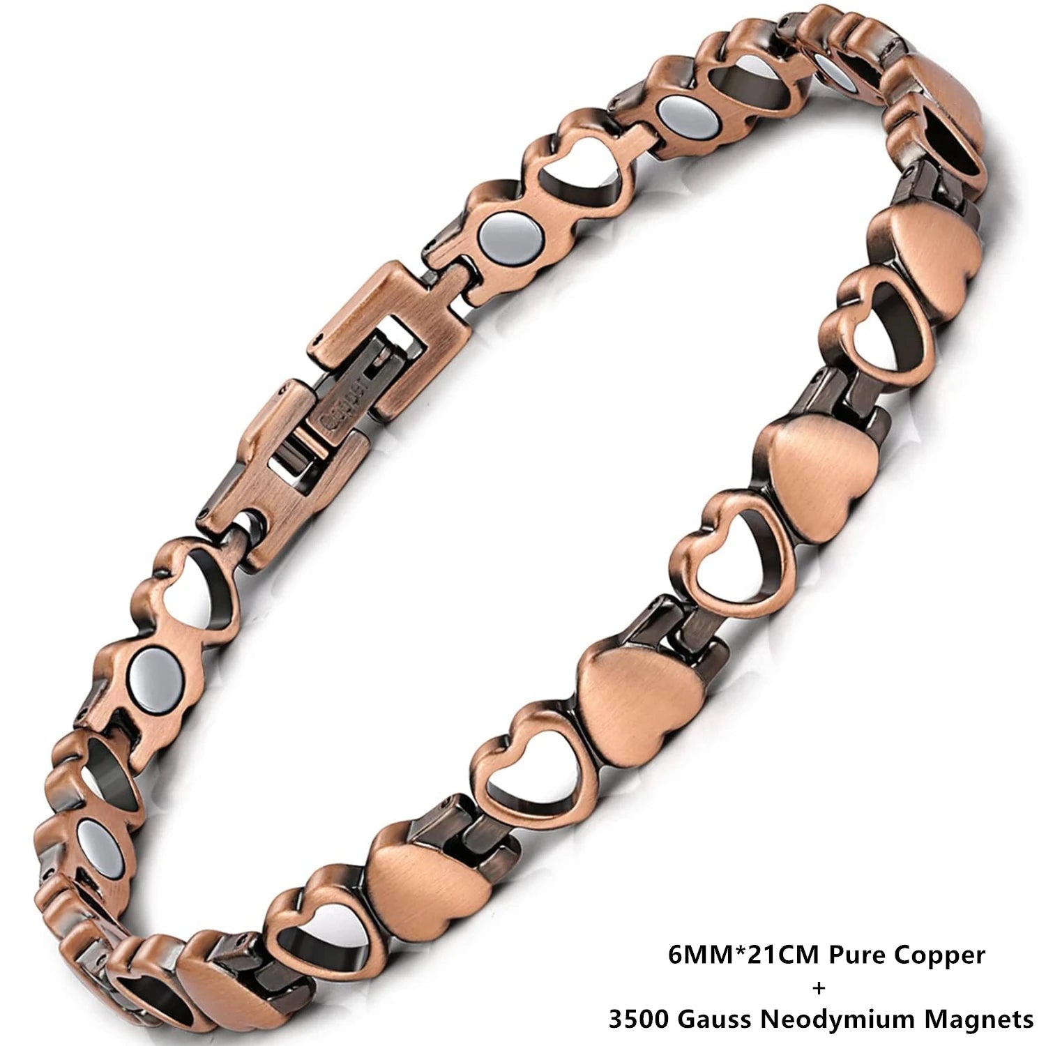 P-Energy - Bracelete Biomagnético de Cobre | Energia Vital e Beleza Natural