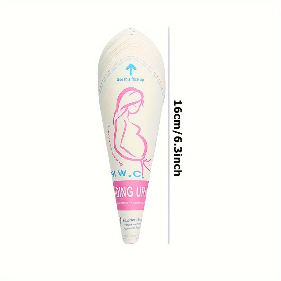 Dispositivo Urinário Portátil Descartável Feminino | Kit 10/20 Unidades para Camping e Viagens