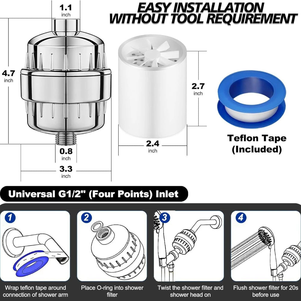 Refil Zeo Purific™ | Reposição 25 Estágios com Zeólita - 6 Meses de Água Pura