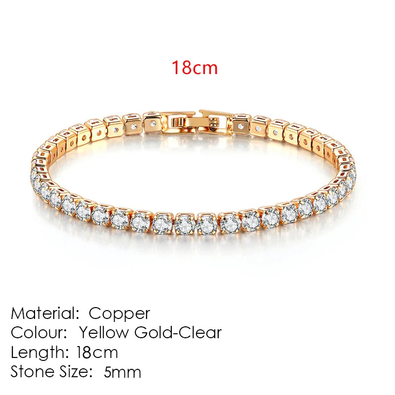 Pulseira de Cobre com Zircônia - Charm Design