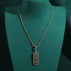 Colar de Camélia Vintage com Strass | Cobre Banhado a Ouro - CamelliaLux™