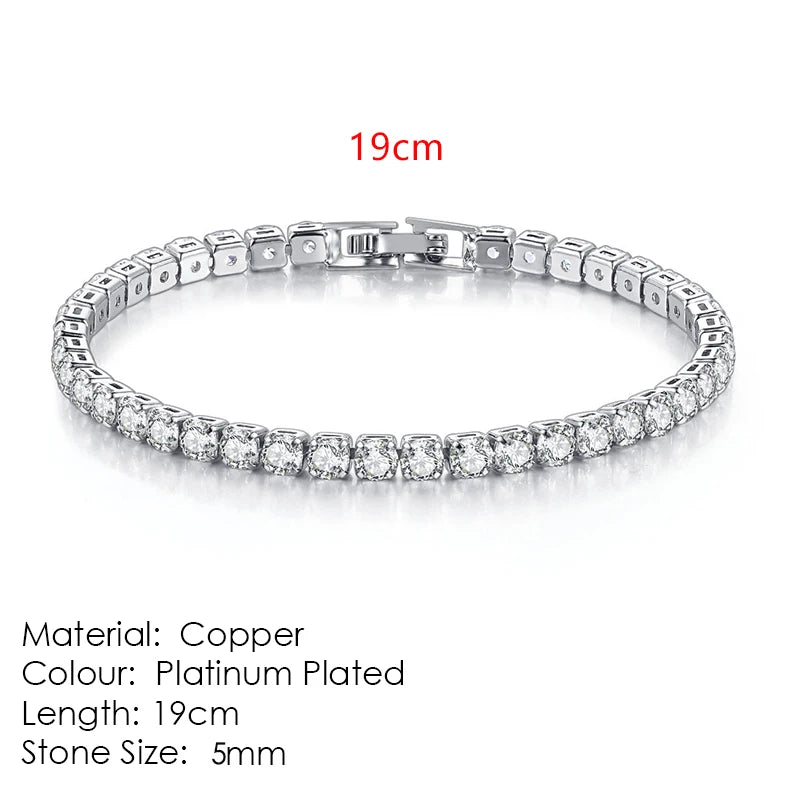 Pulseira de Cobre com Zircônia - Charm Design
