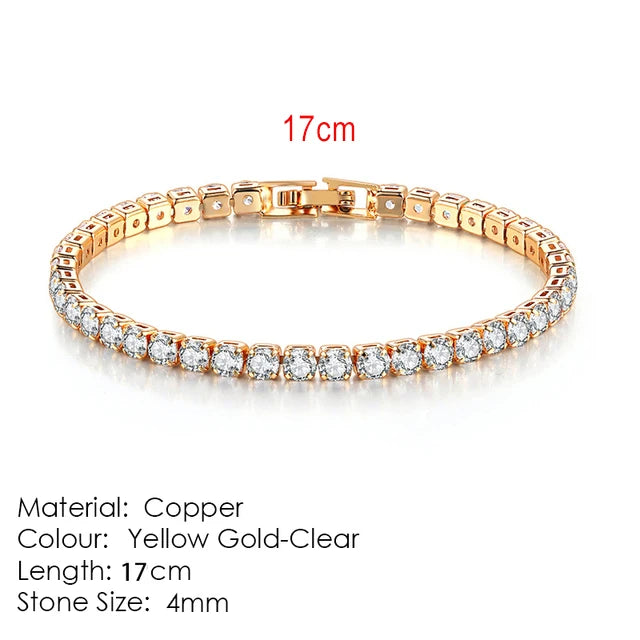 Pulseira de Cobre com Zircônia - Charm Design