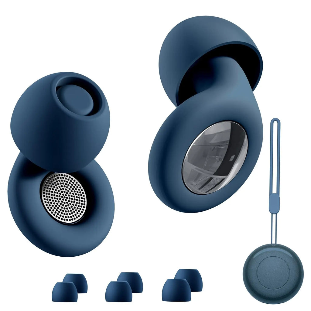 Protetores Auriculares de Silicone para Dormir | Redução 30dB e Conforto Total - SilentFlow™