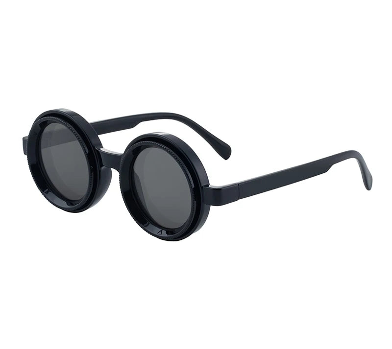 Óculos de Sol Steampunk com Lente Ajustável - Regulagem de Luminosidade