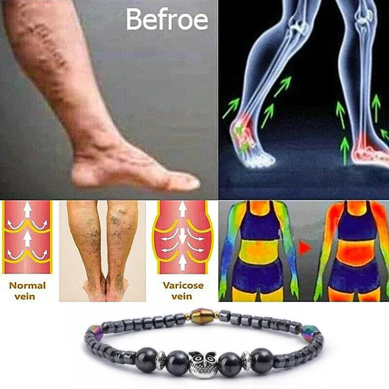 Tornozeleira Magnética Terapêutica de Hematita - MagneSlim™ | Bem-estar e Vitalidade