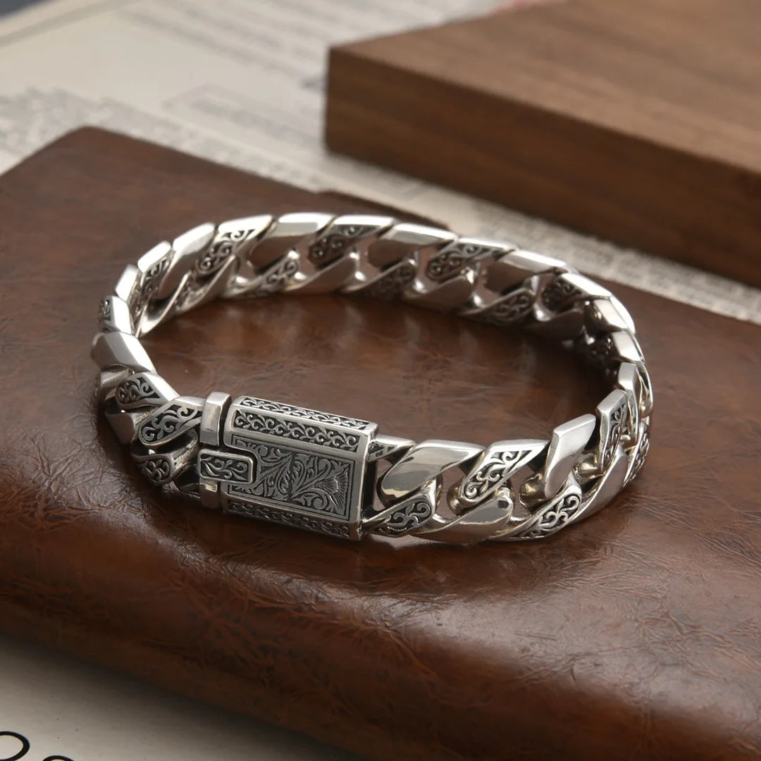 LionHeart Silver - Bracelete de Prata Sterling S925 | Poder e Exclusividade