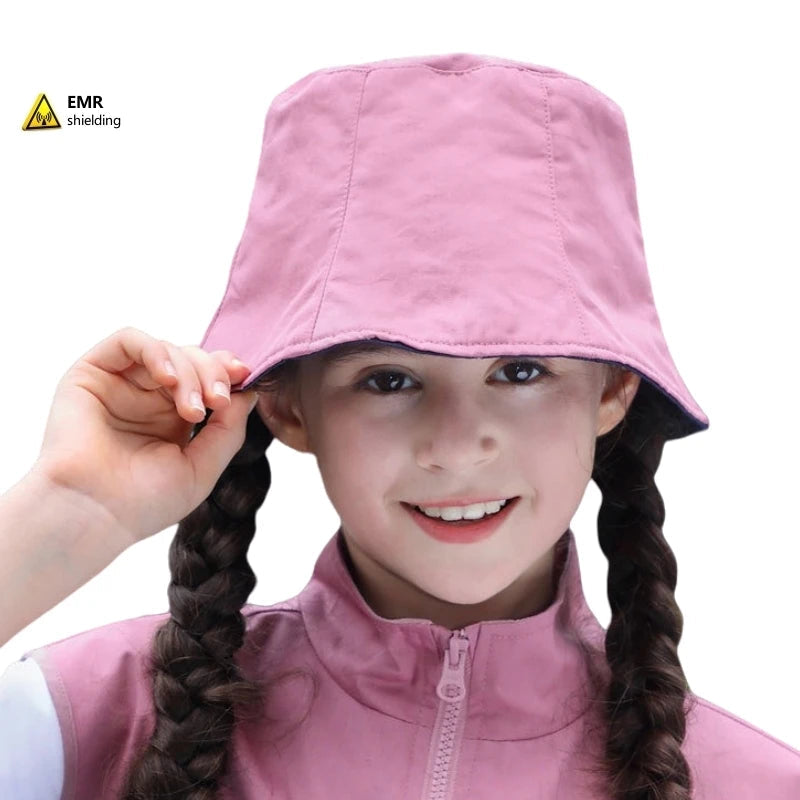 Chapéu Infantil com Proteção EMF Shield-B™ | Blindagem 99.9% para Crianças e Adolescentes