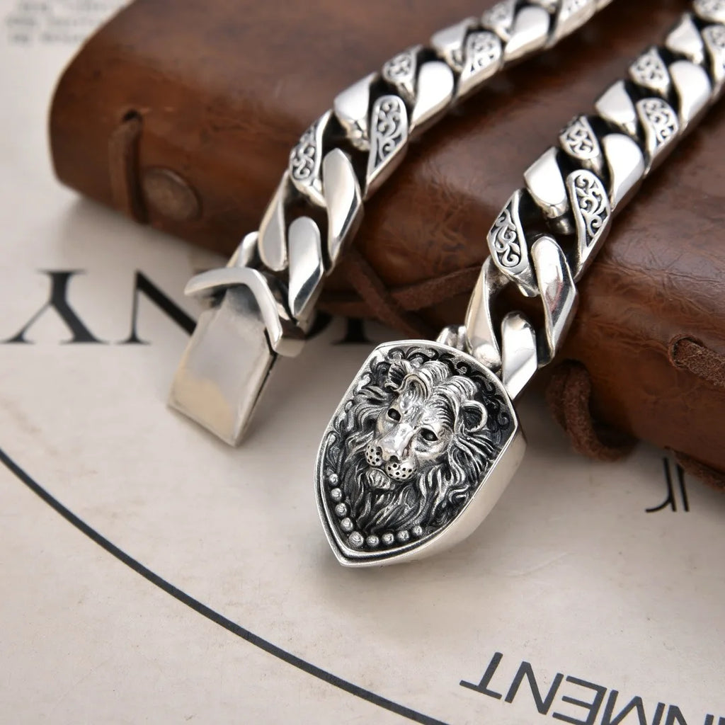 LionHeart Silver - Bracelete de Prata Sterling S925 | Poder e Exclusividade