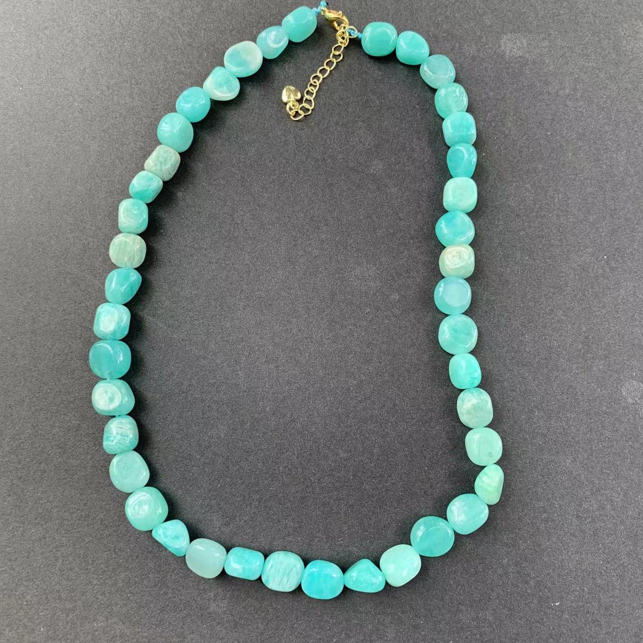 Colar com Pedras de Amazonite - Terapia da Mulher